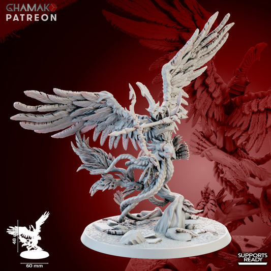 Spiritus Ventus, resin miniature, 28mm heroic scale unpainted resin