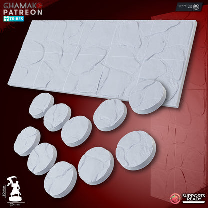 Penitents (10 Units), resin miniature, 28mm heroic scale unpainted resin, view 6