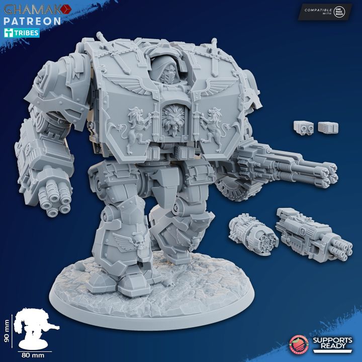 Titans Ancient War-Hulk, Titans proxy miniature, 28mm heroic scale unpainted resin