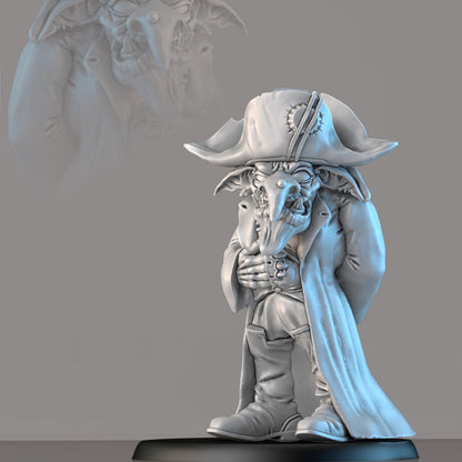 Goblion Napoleon, resin miniature, 28mm heroic scale unpainted resin