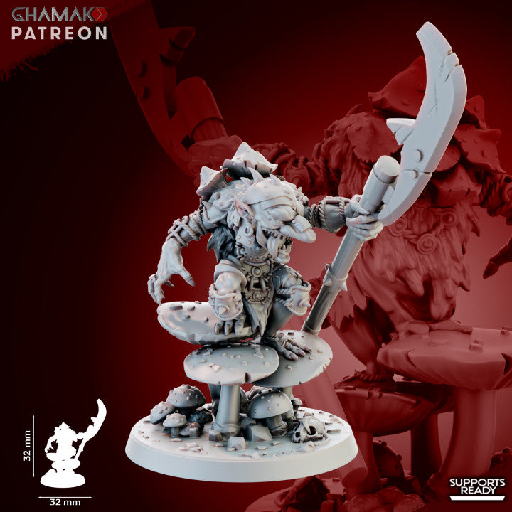 Madcap Boss, resin miniature, 28mm heroic scale unpainted resin