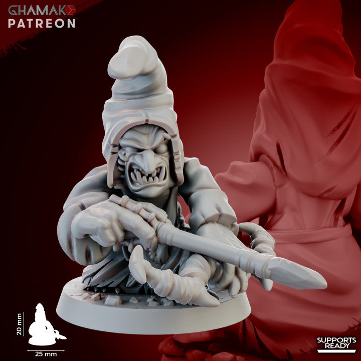 Madcaps Archers (10 Units), resin miniature, 28mm heroic scale unpainted resin