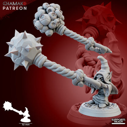 Psilocybin Crazycaps (7 Units), resin miniature, 28mm heroic scale unpainted resin