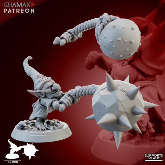 Psilocybin Crazycaps (7 Units), resin miniature, 28mm heroic scale unpainted resin, view 2