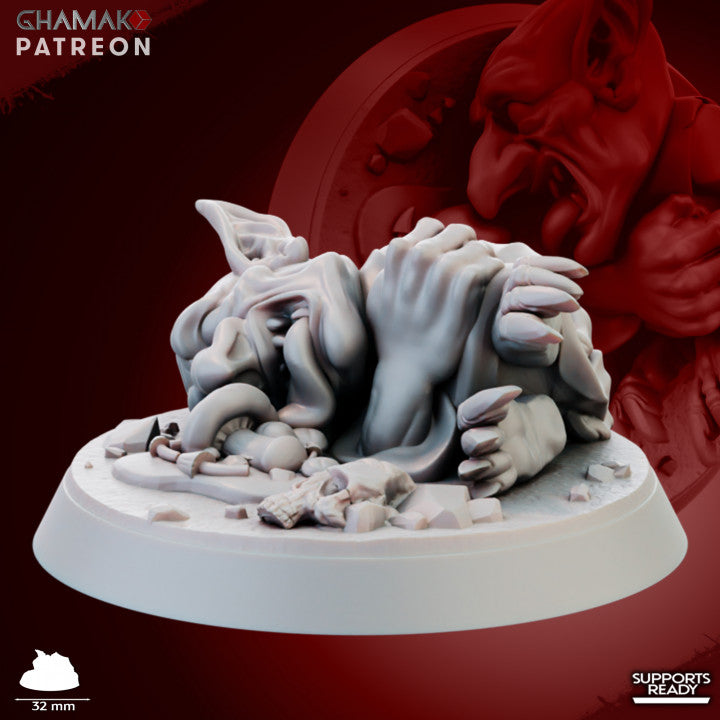 Psilocybin Crazycaps (7 Units), resin miniature, 28mm heroic scale unpainted resin, view 6