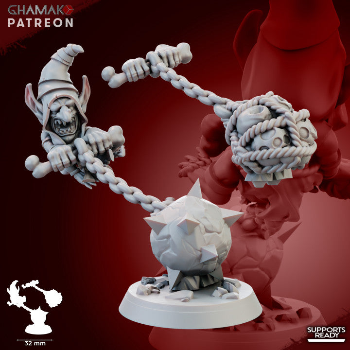 Psilocybin Crazycaps (7 Units), resin miniature, 28mm heroic scale unpainted resin, view 7