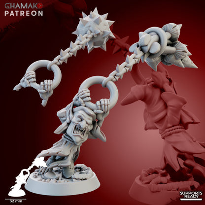 Psilocybin Crazycaps (7 Units), resin miniature, 28mm heroic scale unpainted resin, view 9
