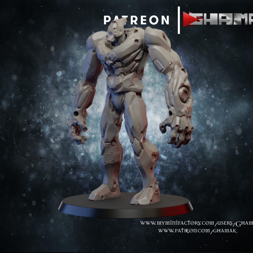 Golem, resin miniature, 28mm heroic scale unpainted resin