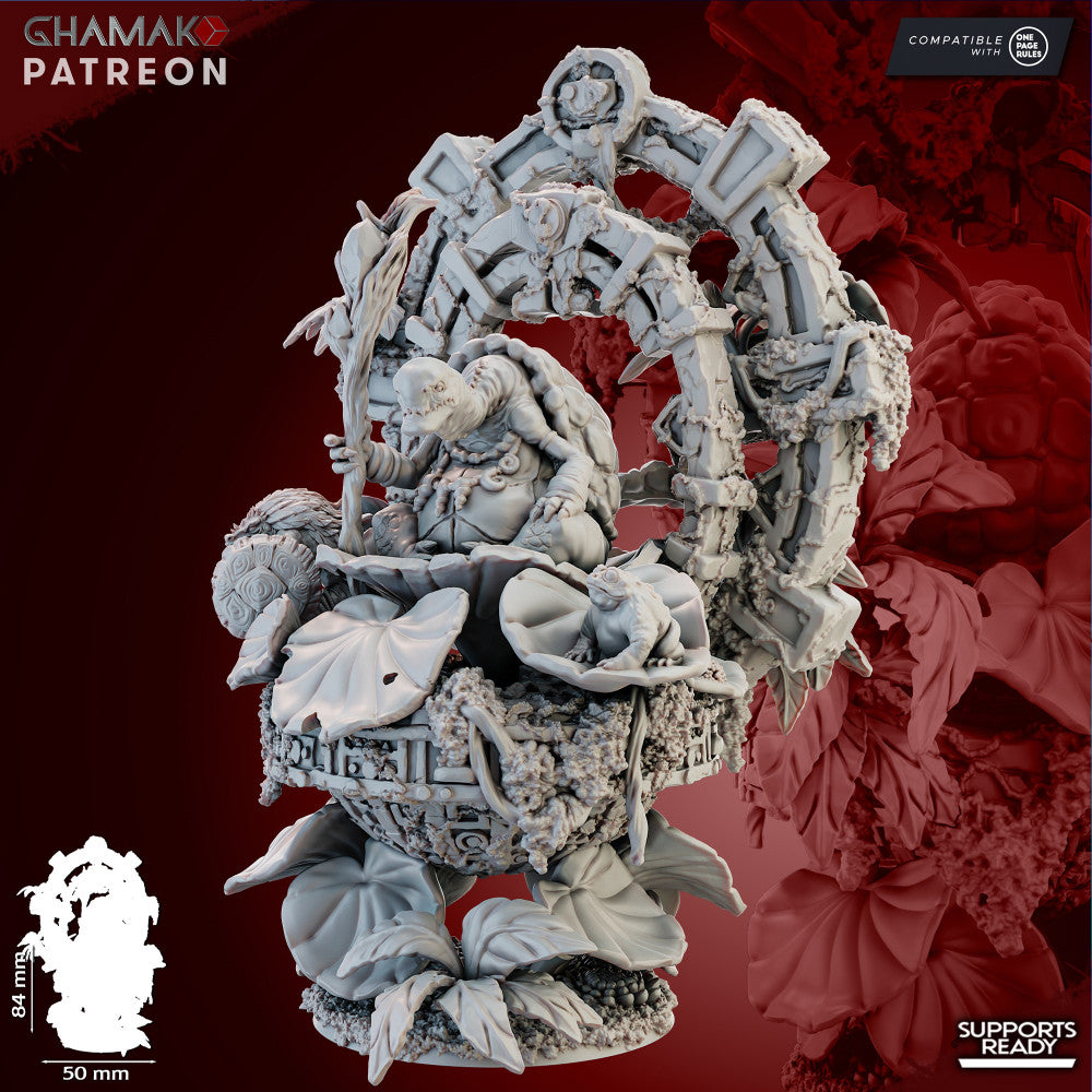 Nesgrax Starseer, resin miniature, 28mm heroic scale unpainted resin
