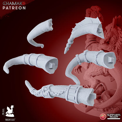 Parasauro Lancers (5 Units), resin miniature, 28mm heroic scale unpainted resin, view 10