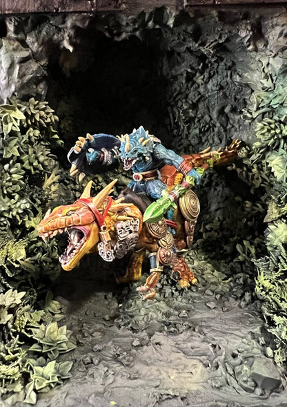 Raptors Oldblood, resin miniature, 28mm heroic scale unpainted resin, view 2
