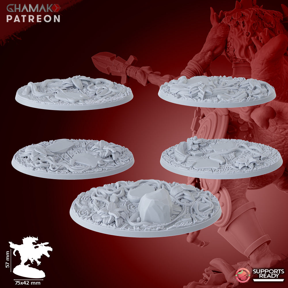 Raptors Warriors (5 Units), resin miniature, 28mm heroic scale unpainted resin