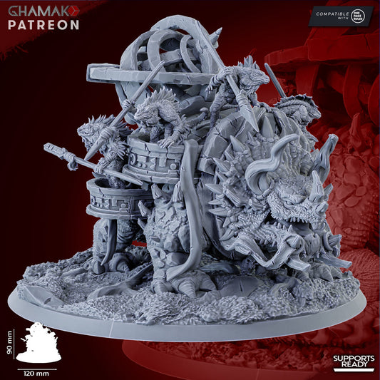Stargear of the Gods, resin miniature, 28mm heroic scale unpainted resin