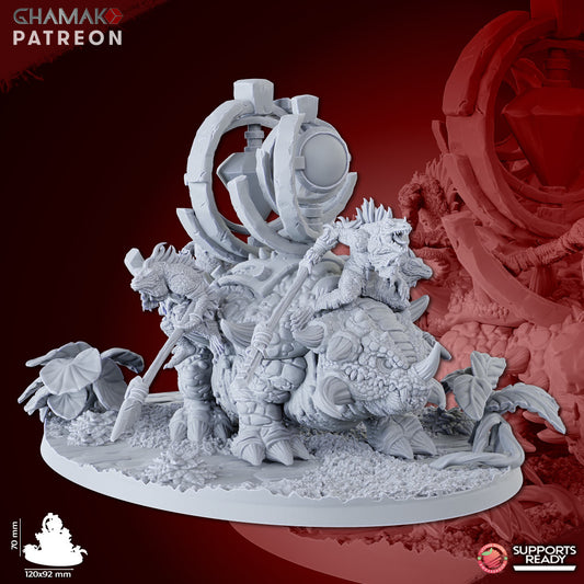 Wraithlight of the Gods, resin miniature, 28mm heroic scale unpainted resin, view 2