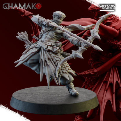 Guards of the Abyss Squad (10 Units), resin miniature, 28mm heroic scale unpainted resin