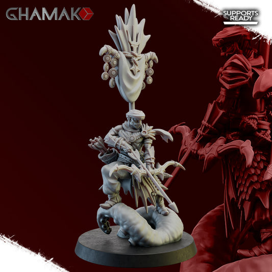 Guards of the Abyss Squad (10 Units), resin miniature, 28mm heroic scale unpainted resin, view 9