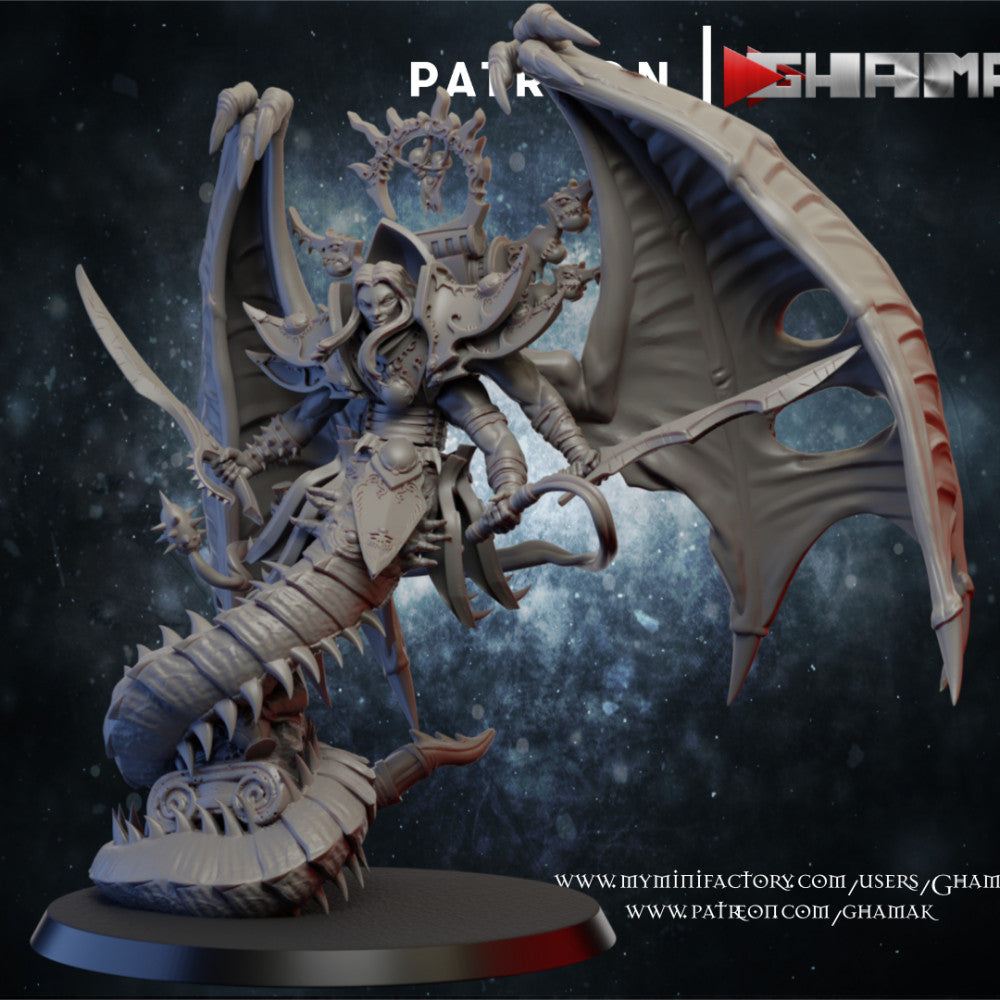 Hellspawn Special Lord of Battle 1, Hellspawn proxy miniature, 28mm heroic scale unpainted resin