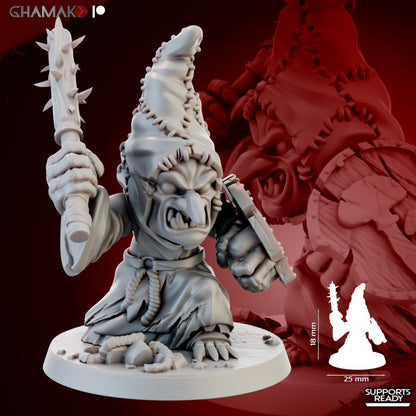 Death Caps (10 Units), resin miniature, 28mm heroic scale unpainted resin, view 9