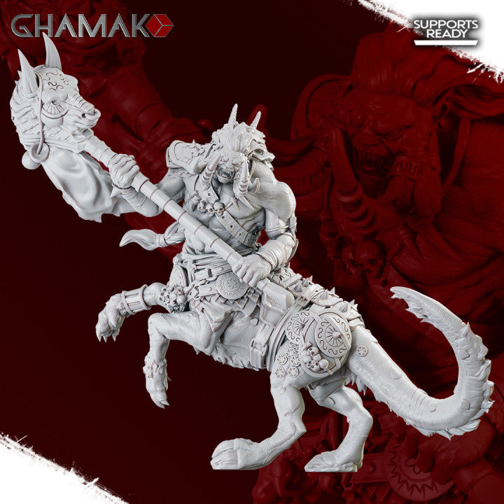 Great Dragon Ogre, resin miniature, 28mm heroic scale unpainted resin