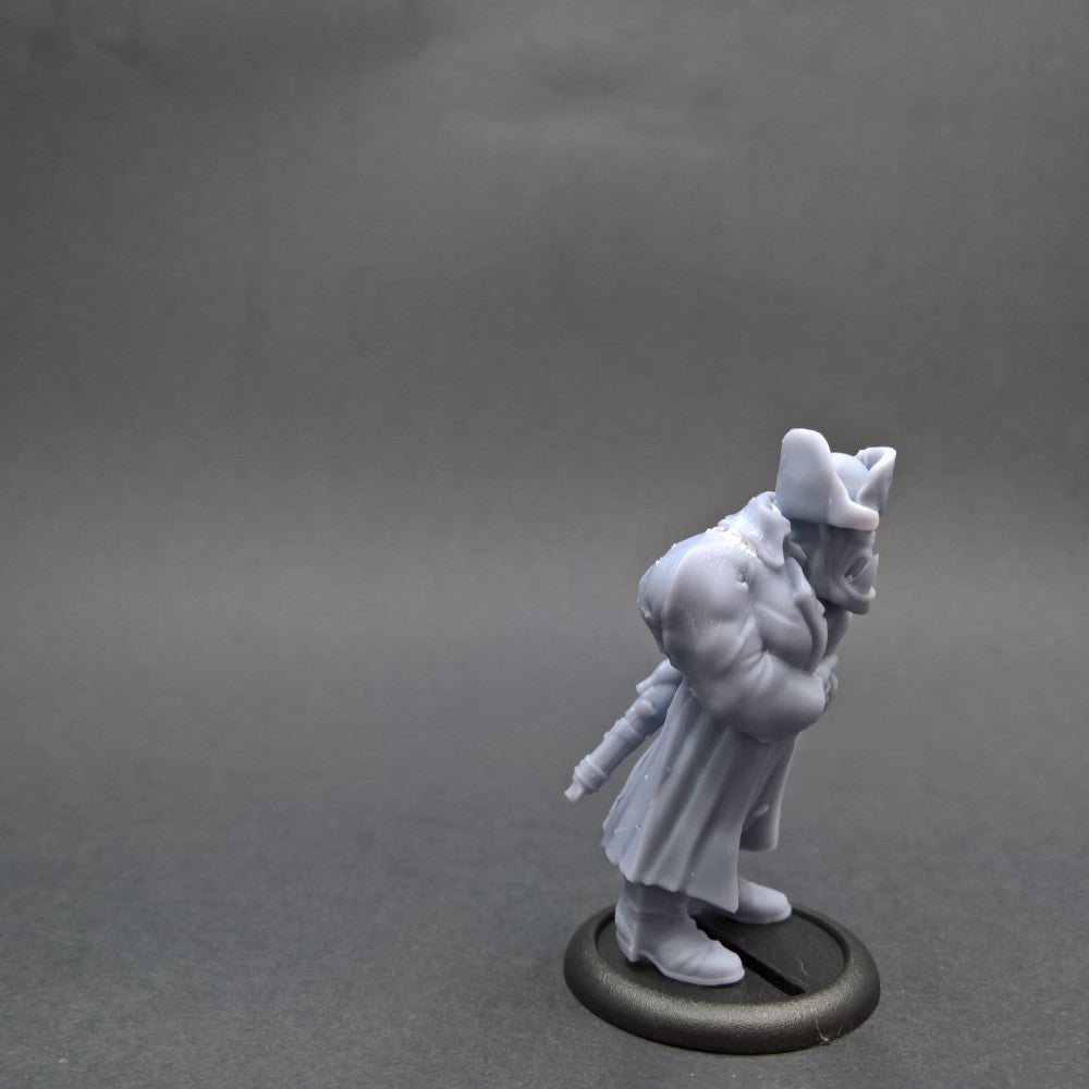 Napoleorc, resin miniature, 28mm heroic scale unpainted resin