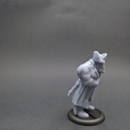 Napoleorc, resin miniature, 28mm heroic scale unpainted resin