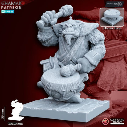 Orc Arbans (10 Units), resin miniature, 28mm heroic scale unpainted resin, view 8