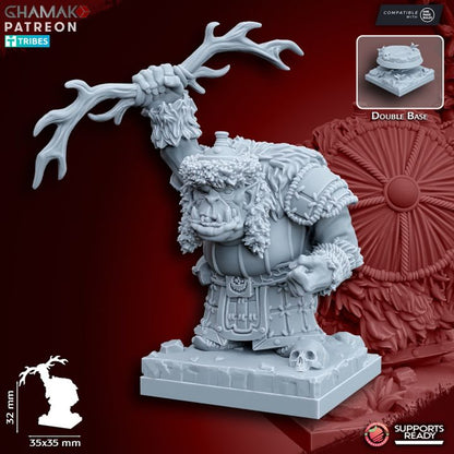 Urrok Arbans with Bow (10 Units), resin miniature, 28mm heroic scale unpainted resin, view 7