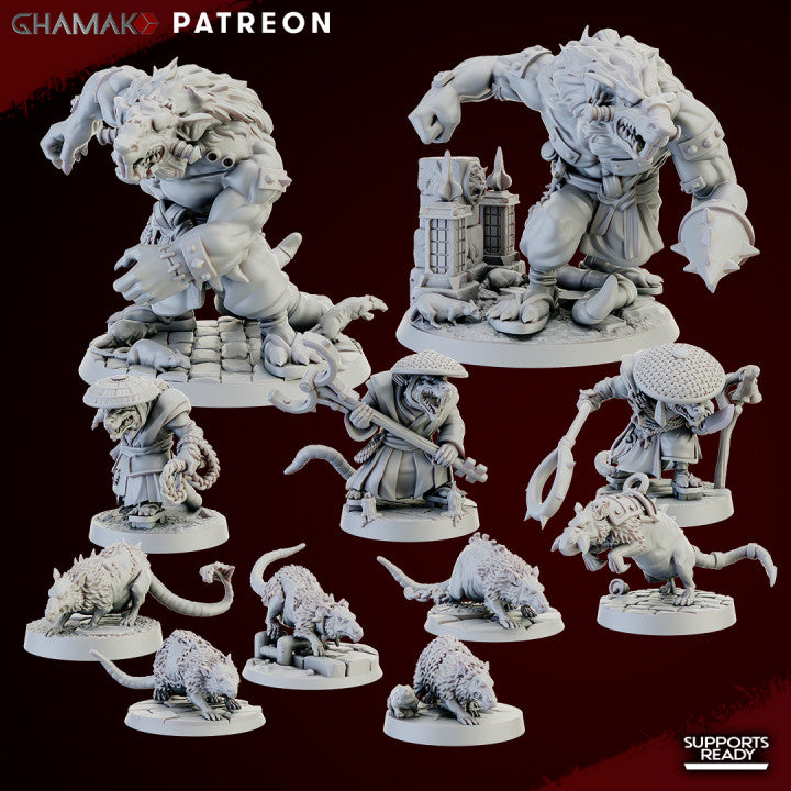 Slave Traders (10 Units), resin miniature, 28mm heroic scale unpainted resin, view 3