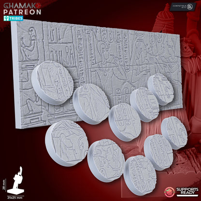 Pyramids Guards (10 Units), resin miniature, 28mm heroic scale unpainted resin