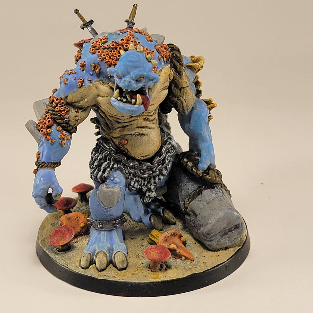 Spores Mushtroll, resin miniature, 28mm heroic scale unpainted resin, view 4
