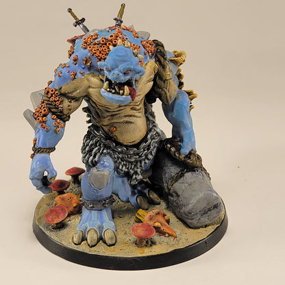 Spores Mushtroll, resin miniature, 28mm heroic scale unpainted resin, view 4