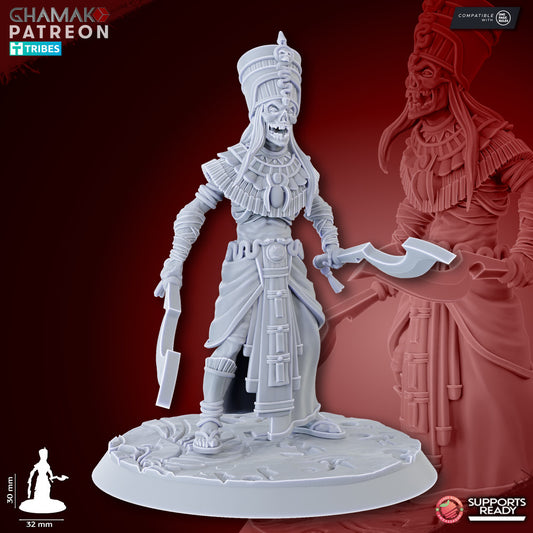 God-Prince, resin miniature, 28mm heroic scale unpainted resin