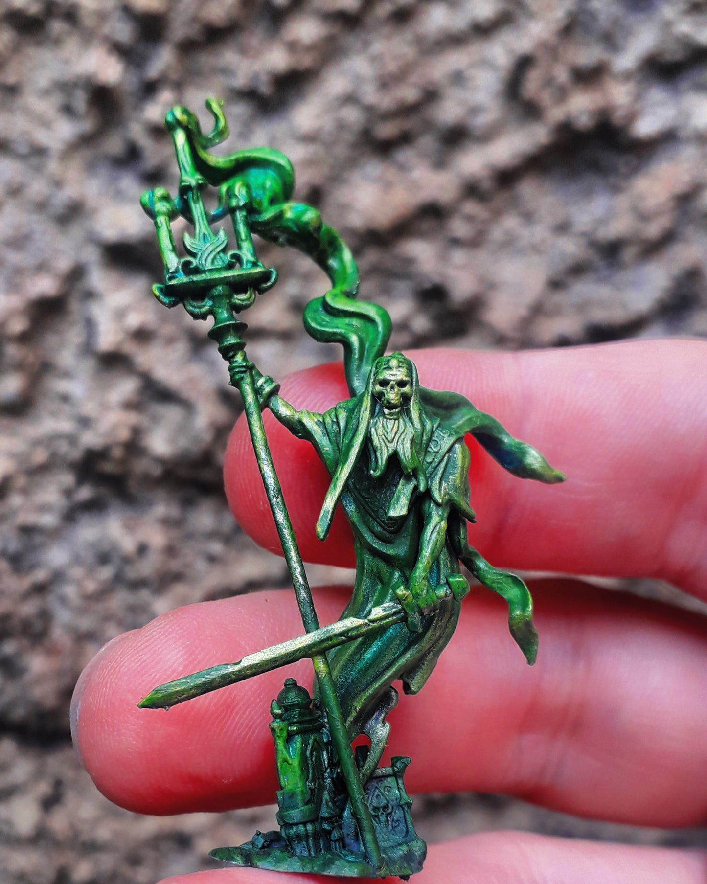 Kosheivs Champion, resin miniature, 28mm heroic scale unpainted resin, view 2