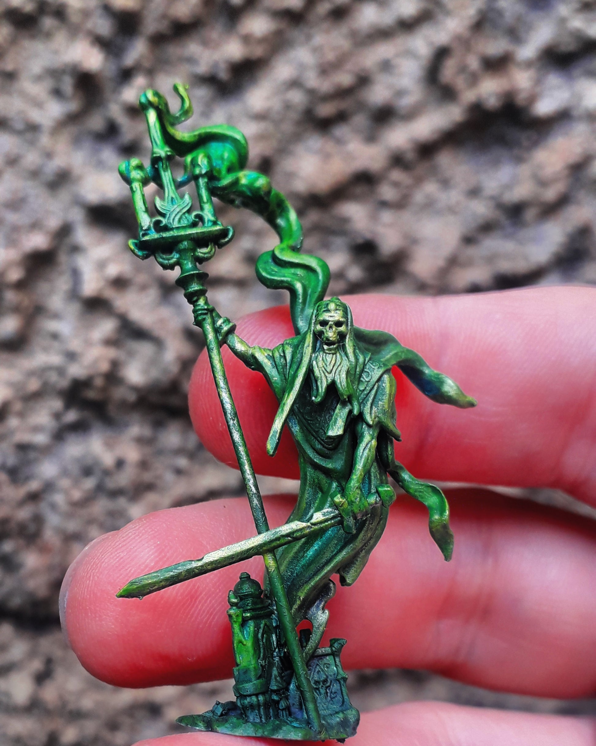 Kosheivs Champion, resin miniature, 28mm heroic scale unpainted resin, view 2