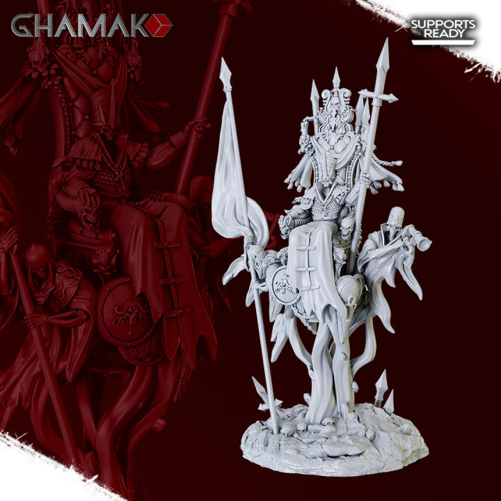 Kosheivs Silent King, resin miniature, 28mm heroic scale unpainted resin