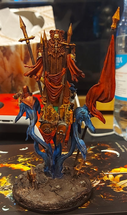 Kosheivs Silent King, resin miniature, 28mm heroic scale unpainted resin, view 2