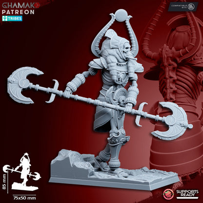 Nomarch Colossus, resin miniature, 28mm heroic scale unpainted resin, view 3