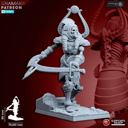 Nomarch Colossus, resin miniature, 28mm heroic scale unpainted resin, view 4