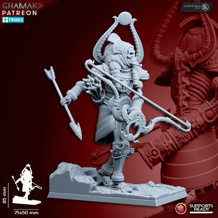 Nomarch Colossus, resin miniature, 28mm heroic scale unpainted resin, view 5