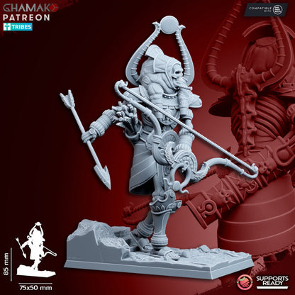Nomarch Colossus, resin miniature, 28mm heroic scale unpainted resin, view 5