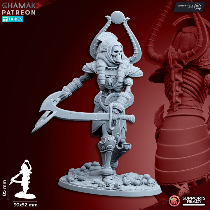 Nomarch Colossus, resin miniature, 28mm heroic scale unpainted resin, view 8