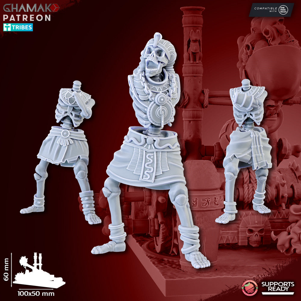 Sand Catapult, resin miniature, 28mm heroic scale unpainted resin, view 4