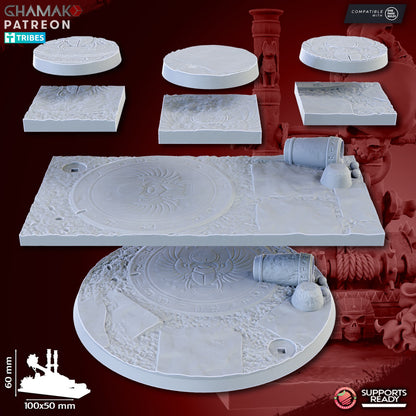 Sand Catapult, resin miniature, 28mm heroic scale unpainted resin, view 7