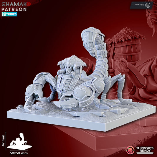 Undead Scorpions (3 Units), resin miniature, 28mm heroic scale unpainted resin, view 6