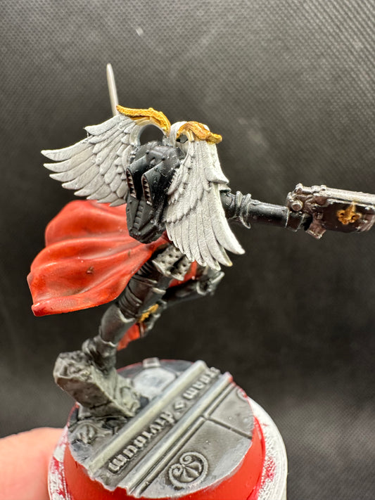 Battle Sisters Angel Of War, proxy miniature, 28mm heroic scale unpainted resin
