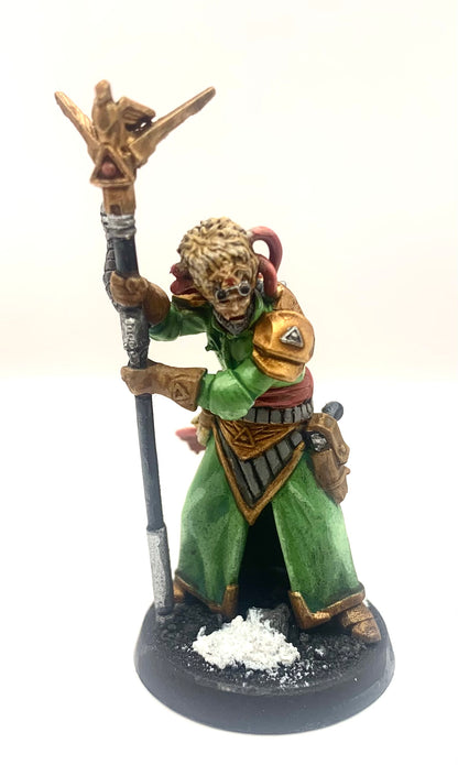 Firstborn Disciple Psycher A, Imperial Army proxy miniature, 28mm heroic scale unpainted resin, view 2