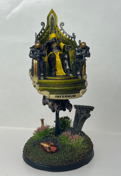 Battle Sisters Furtea Dominus, proxy miniature, 28mm heroic scale unpainted resin, view 4
