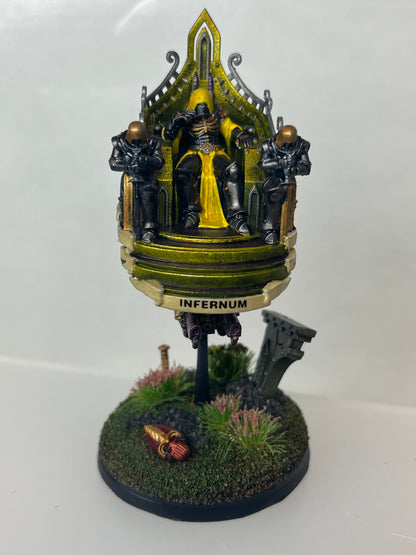 Battle Sisters Furtea Dominus, proxy miniature, 28mm heroic scale unpainted resin, view 5