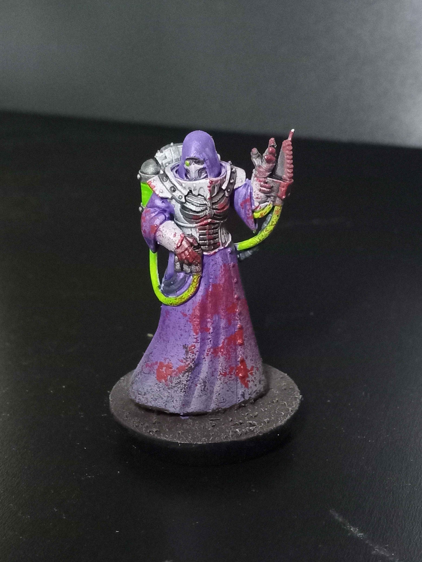 Battle Sisters Lifeline Sister, proxy miniature, 28mm heroic scale unpainted resin, view 4
