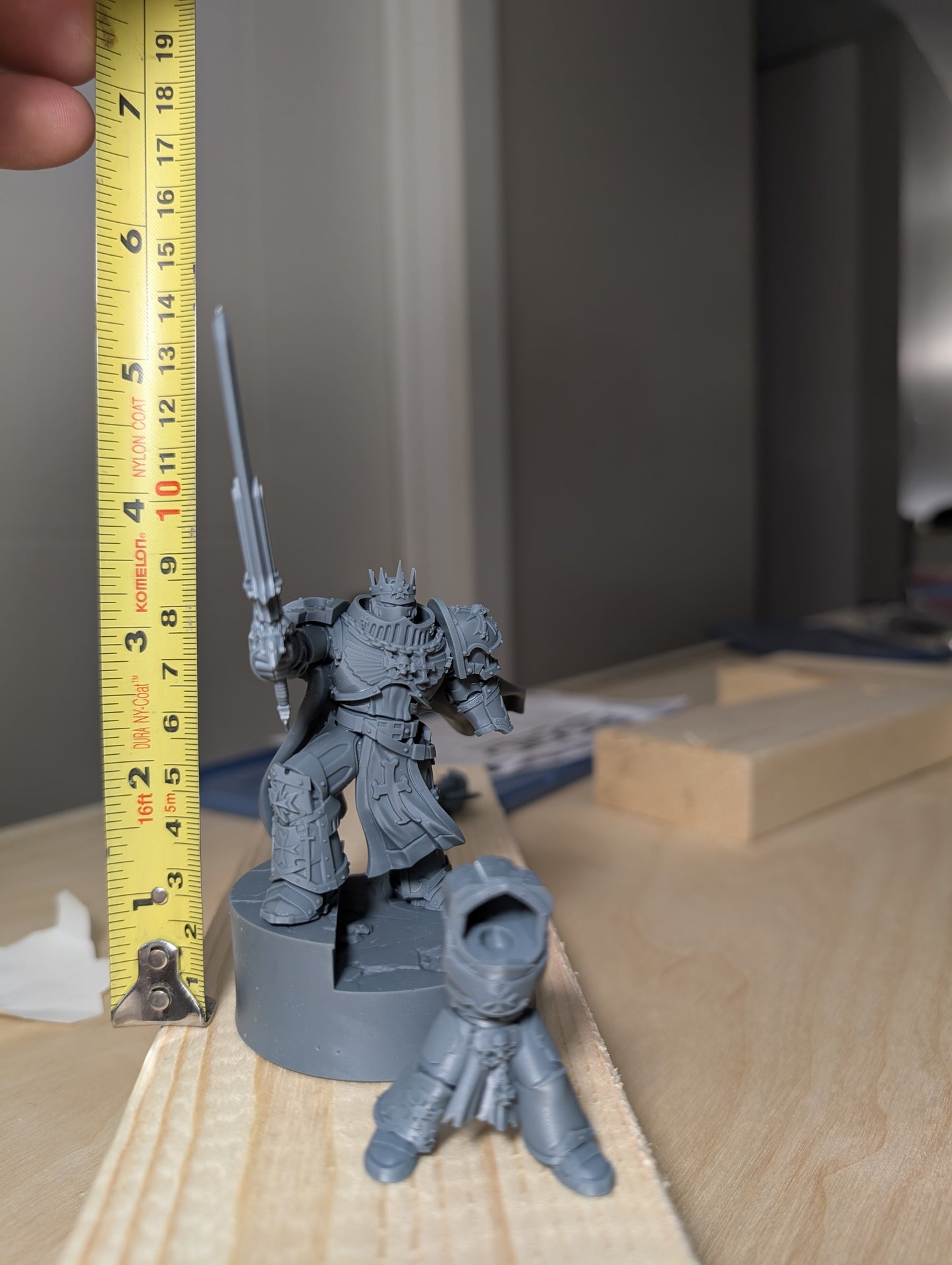 Crusader Knights Blessed Gerard Master, proxy miniature, character, 28mm heroic scale unpainted resin